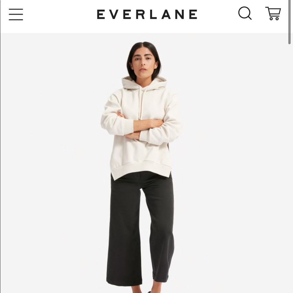 Everlane slit hoodie